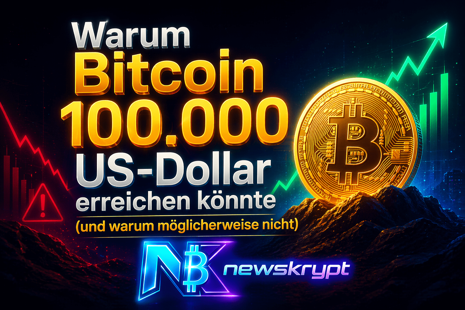 Warum Bitcoin 100.000 US-Dollar erreichen könnte (und warum möglicherweise nicht)