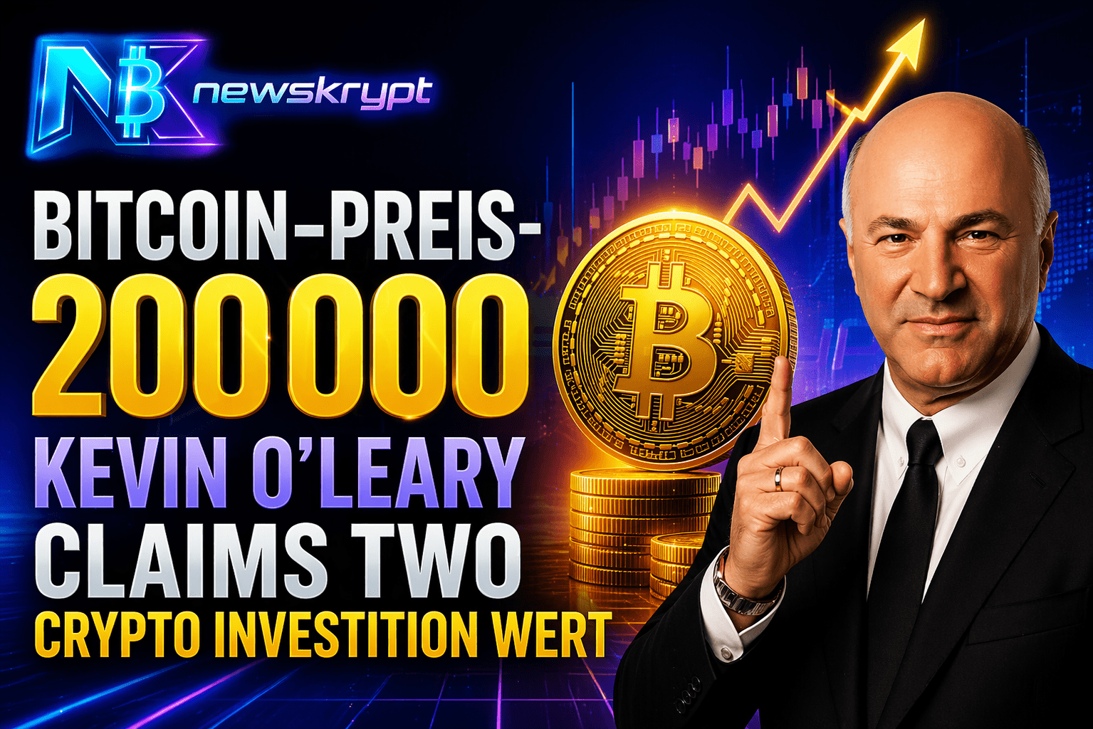 Bitcoin-Preis-200000-Kevin-O-Leary-Claims-Two-Crypto-Investition wert