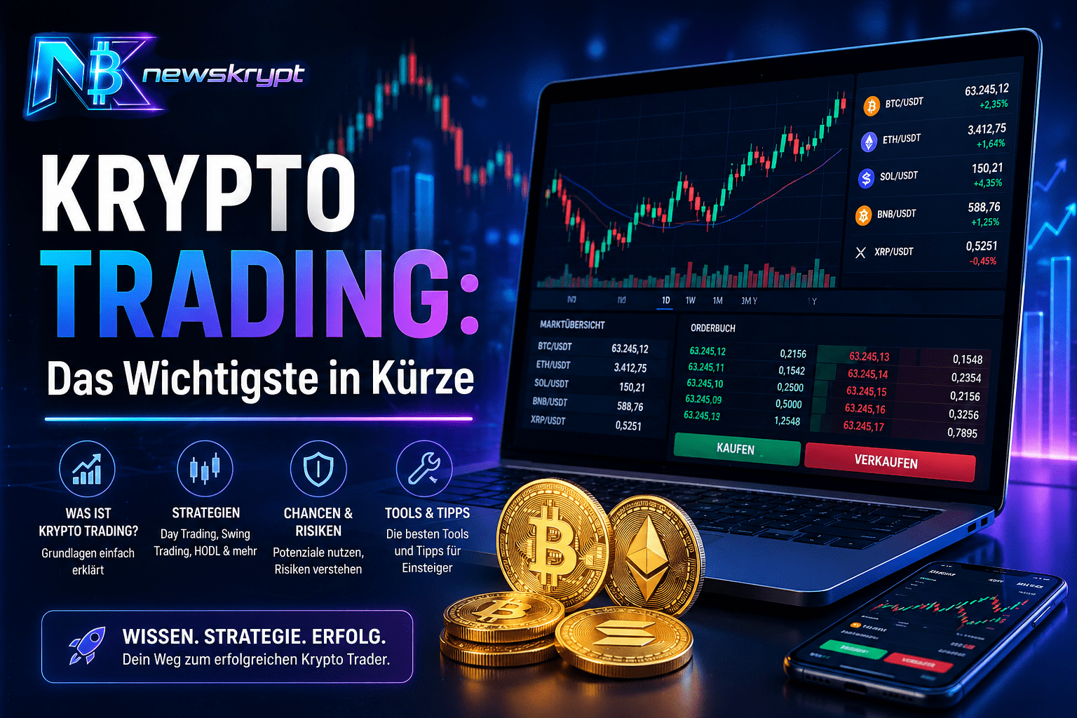 Krypto Trading: Das Wichtigste in Kürze