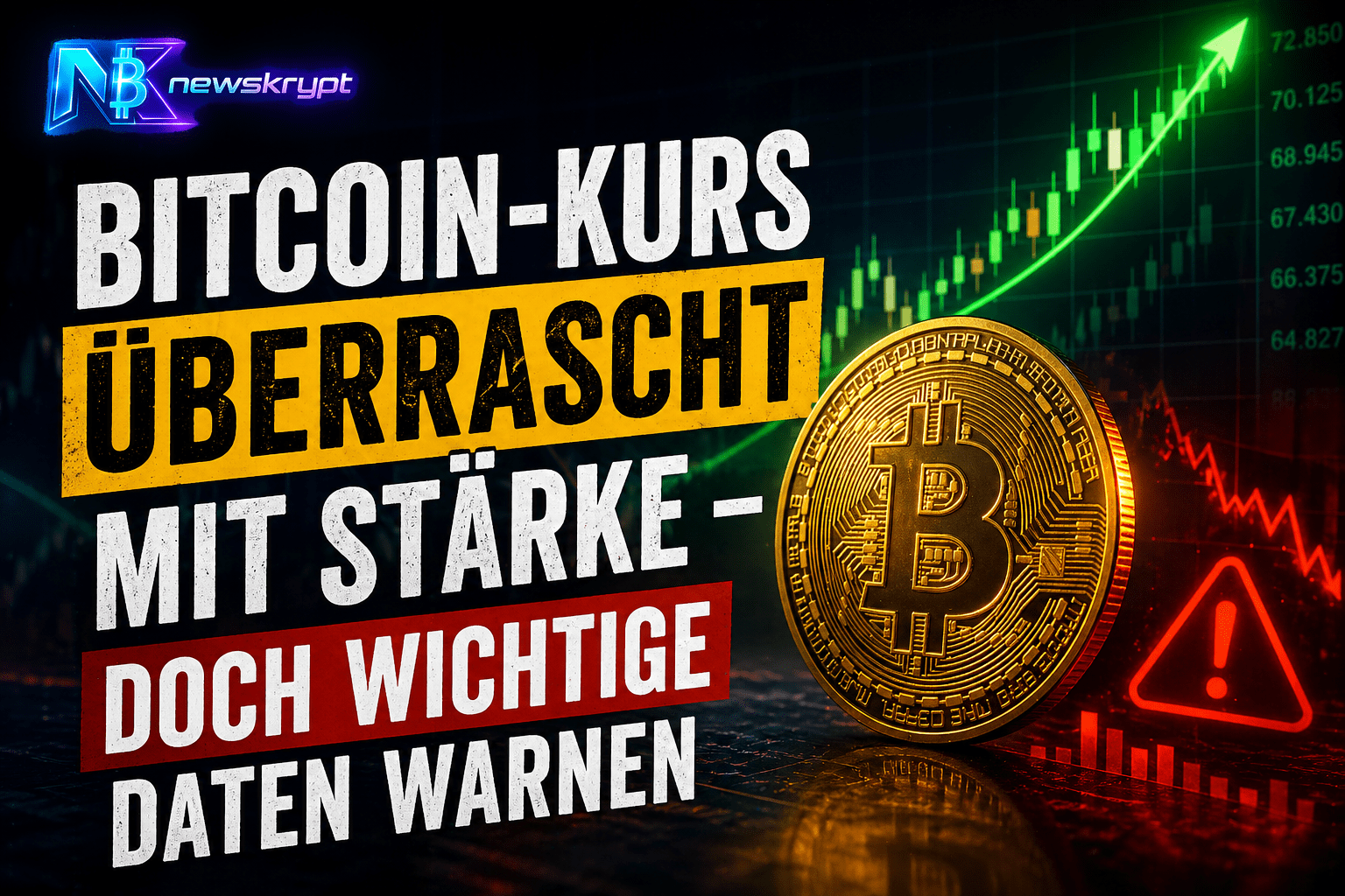 Bitcoin-Kurs überrascht mit Stärke – doch wichtige Daten warnen