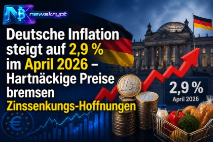 Deutsche Inflation steigt auf 2,9 % im April 2026 – Hartnäckige Preise bremsen Zinssenkungs-Hoffnungen