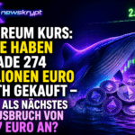 Ethereum Kurs: Wale haben gerade 274 Millionen Euro in ETH gekauft – Steht als nächstes ein Ausbruch von 2.047 Euro an?