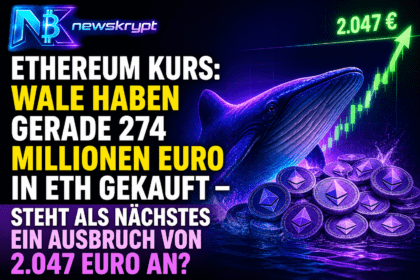 Ethereum Kurs: Wale haben gerade 274 Millionen Euro in ETH gekauft – Steht als nächstes ein Ausbruch von 2.047 Euro an?