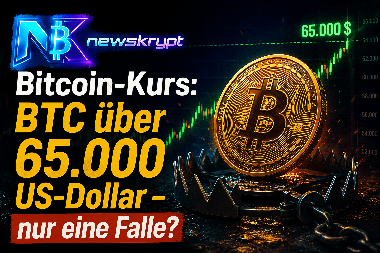 Bitcoin-Kurs: BTC über 65.000 US-Dollar – nur eine Falle?