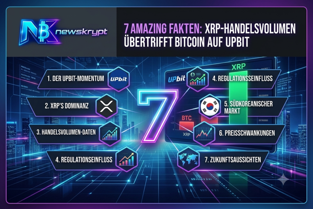 XRP Handelsvolumen auf Upbit: 7 Fakten 7 Amazing Fakten: XRP-Handelsvolumen übertrifft Bitcoin auf Upbit