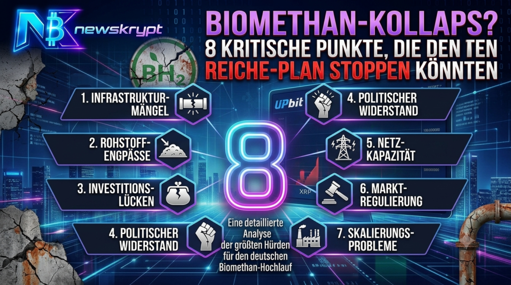 Biomethan-Kollaps? 8 Kritische Punkte, die den Reiche-Plan stoppen könnten