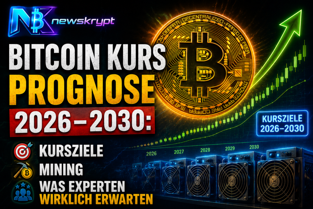 Bitcoin Kurs Prognose 2026–2030: Kursziele, Mining & Was Experten wirklich erwarten Bitcoin Kurs Prognose 2026–2030: Kursziele, Mining & Was Experten wirklich erwarten