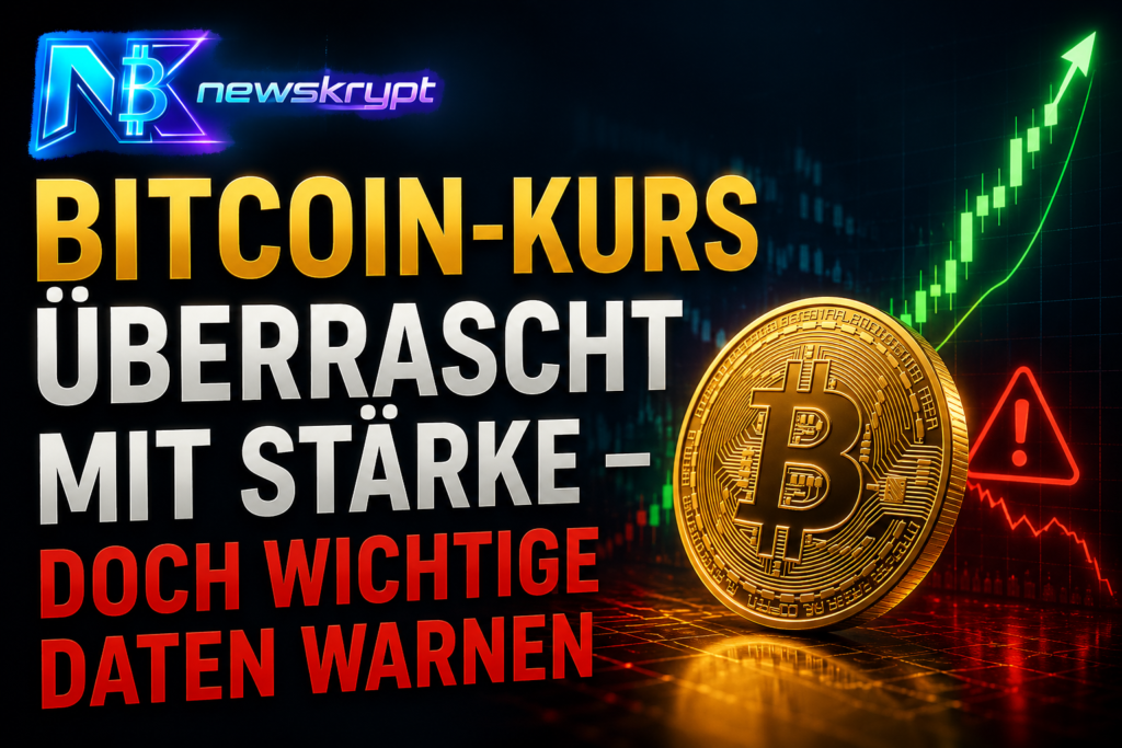 Bitcoin-Kurs überrascht mit Stärke – doch wichtige Daten warnen Bitcoin-Kurs überrascht mit Stärke – doch wichtige Daten warnen