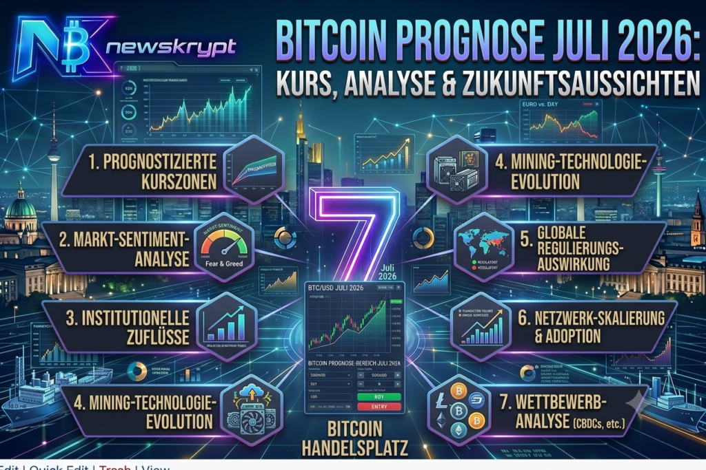 Bitcoin Prognose Juli 2026: Kurs, Analyse & Zukunftsaussichten Bitcoin Prognose Juli 2026: Kurs, Analyse & Zukunftsaussichten