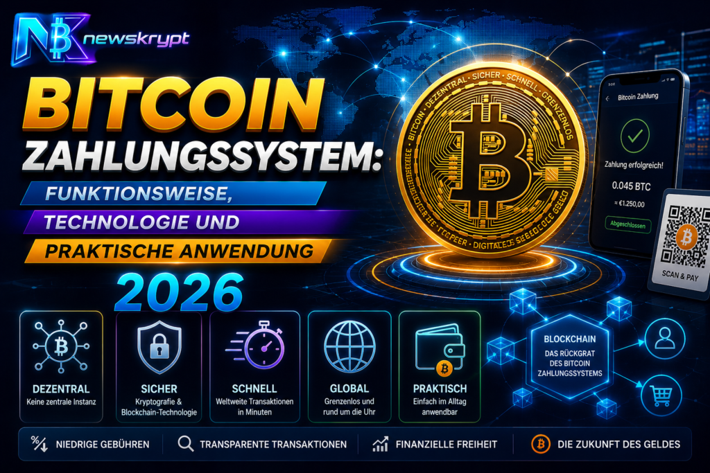 Bitcoin Zahlungssystem: Funktionsweise, Technologie und praktische Anwendung 2026
