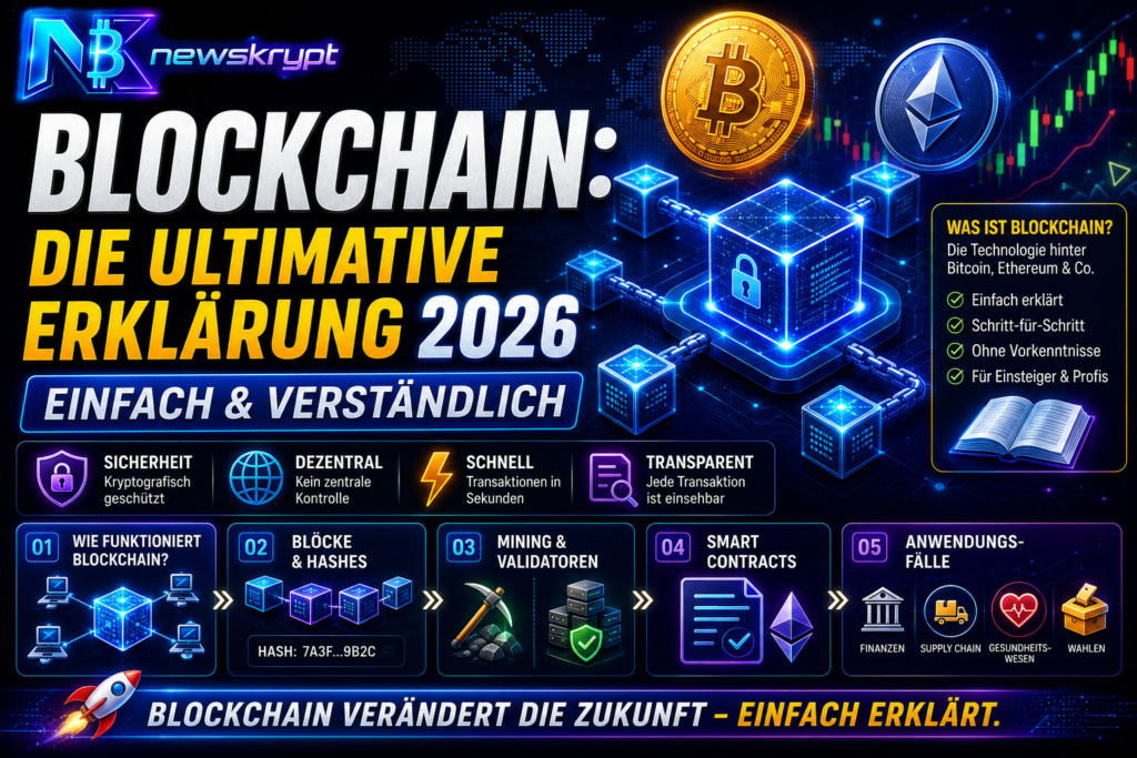 Blockchain: Die ultimative Erklärung 2026 – Einfach & Verständlich