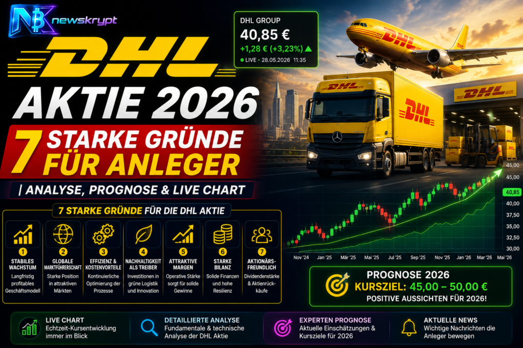 DHL Aktie: 7 Gründe für Anleger | Prognose DHL Aktie 2026: 7 starke Gründe für Anleger | Analyse, Prognose & Live Chart