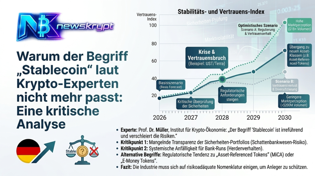Krypto-Experten: Stablecoin passt nicht mehr Der Begriff „Stablecoin“ passt laut Krypto-Experten nicht mehr
