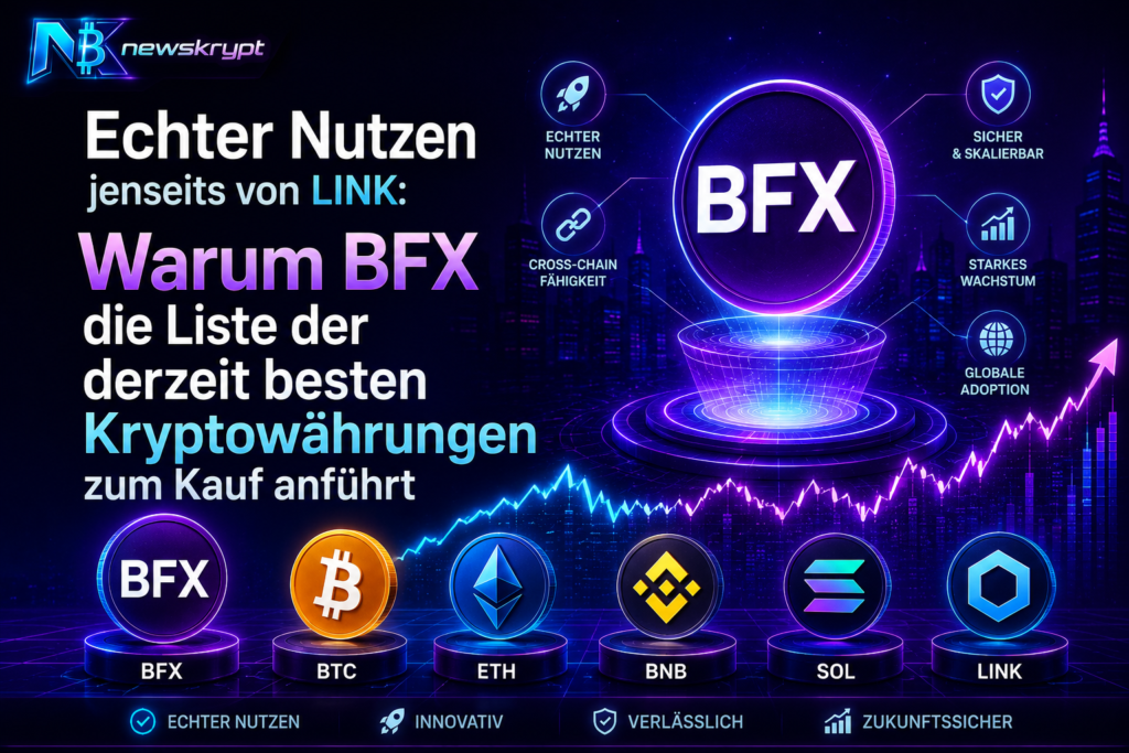 Echter Nutzen jenseits von LINK: Warum BFX die Liste der derzeit besten Kryptowährungen zum Kauf anführt