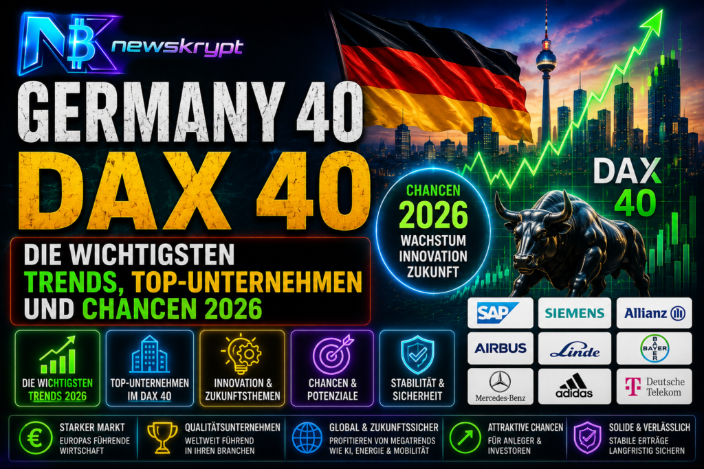 DAX 40: Wichtigste Trends, Unternehmen und Chancen Germany 40 DAX 40: Die wichtigsten Trends, Top-Unternehmen und Chancen 2026