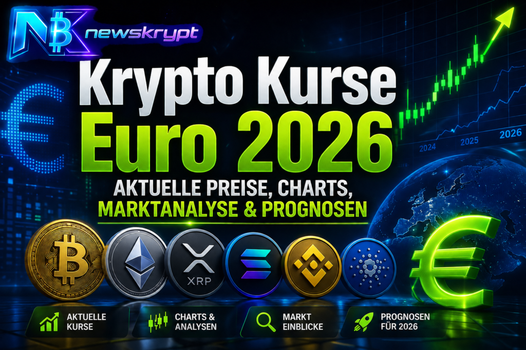 Krypto Kurse Euro: Live-Charts & Analyse Krypto Kurse Euro 2026: Aktuelle Preise, Charts, Marktanalyse & Prognosen