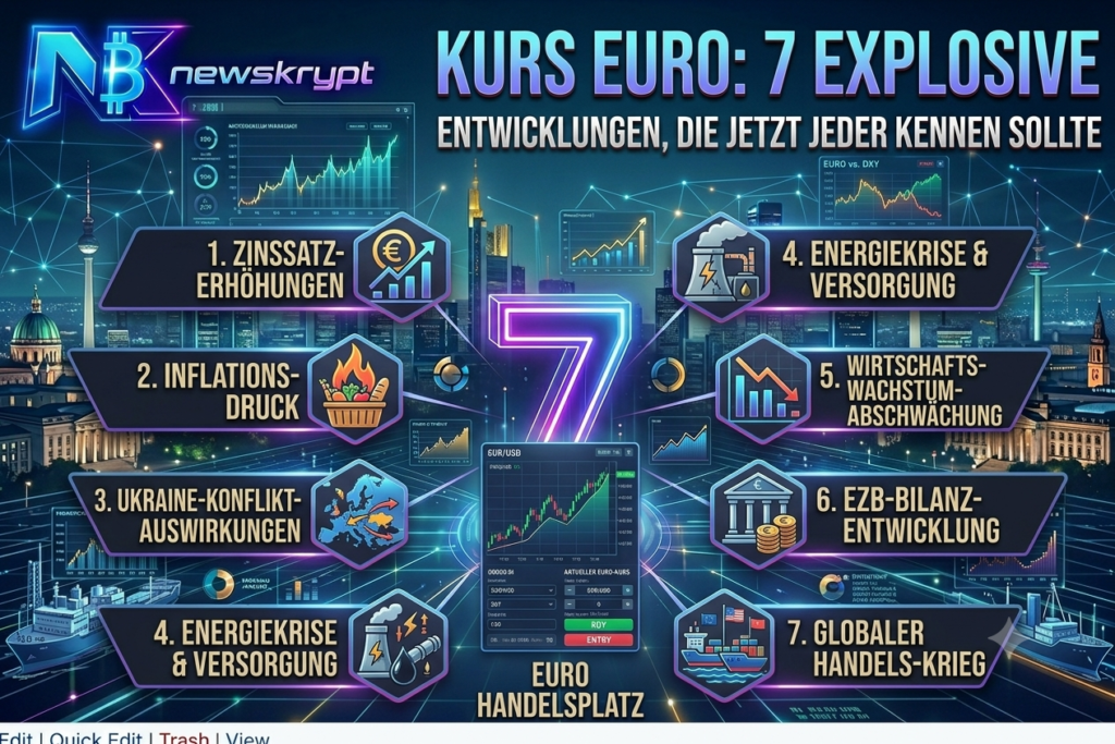 Euro Kurs: Aktuelle Entwicklungen im Blick Kurs Euro: 7 explosive Entwicklungen, die jetzt jeder kennen sollte