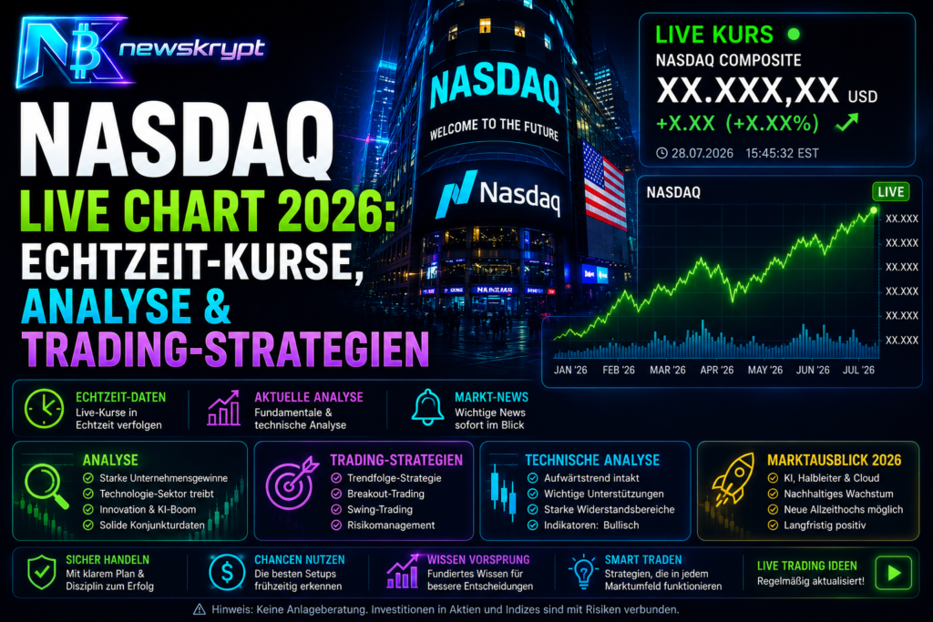 Nasdaq Live: Echtzeit-Kurse & Trading-Strategien Nasdaq Live Chart 2026: Echtzeit-Kurse, Analyse & Trading-Strategien
