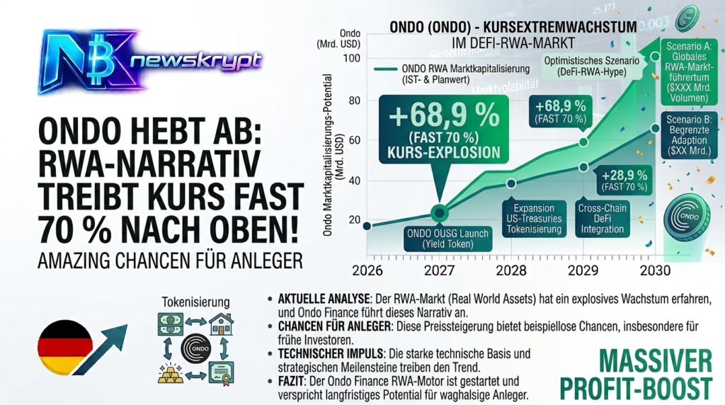 Ondo hebt ab: RWA-Narrativ treibt Kurs fast 70 % nach oben – Amazing Chancen für Anleger Ondo hebt ab: RWA-Narrativ treibt Kurs fast 70 % nach oben – Amazing Chancen für Anleger