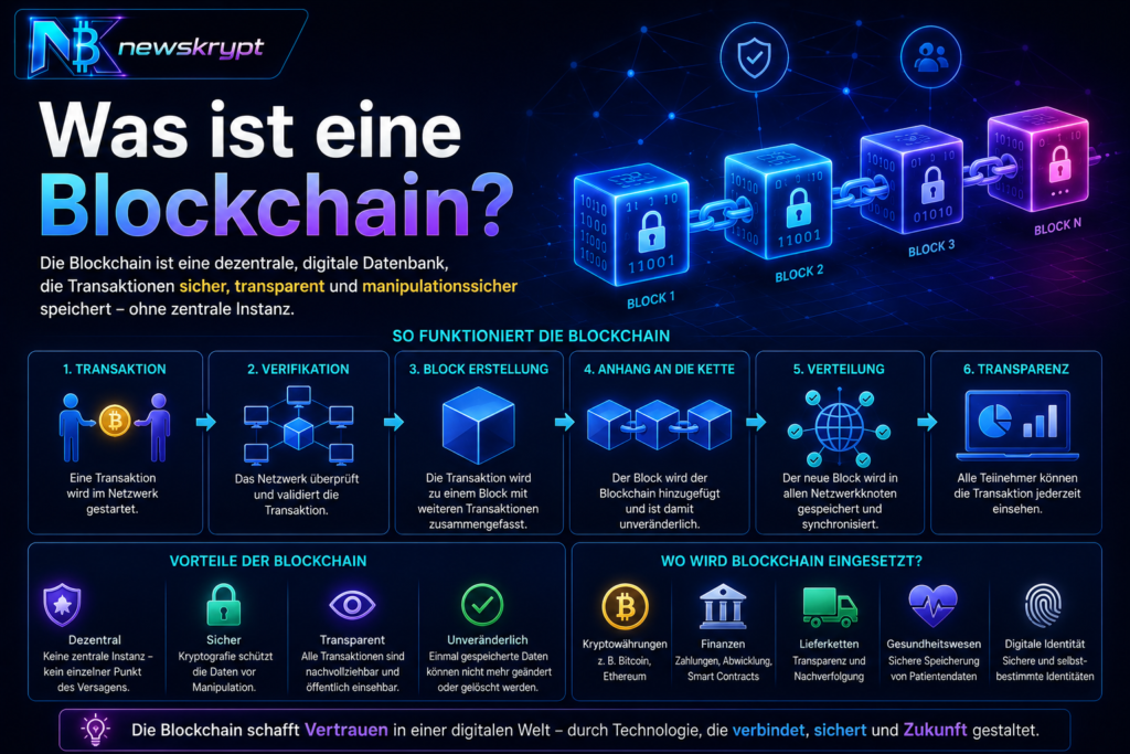 Was ist eine Blockchain?