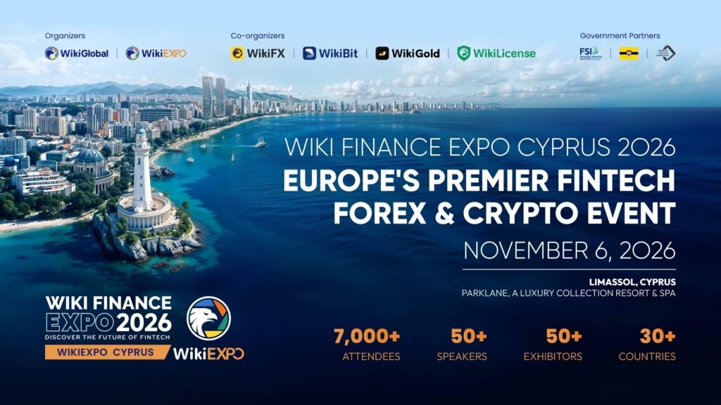 Europas führende Veranstaltung für FX, Krypto & Fintech – die Wiki Finance Expo Cyprus 2026 kommt im November nach Limassol! Europas führende Veranstaltung für FX, Krypto & Fintech – die Wiki Finance Expo Cyprus 2026 kommt im November nach Limassol!